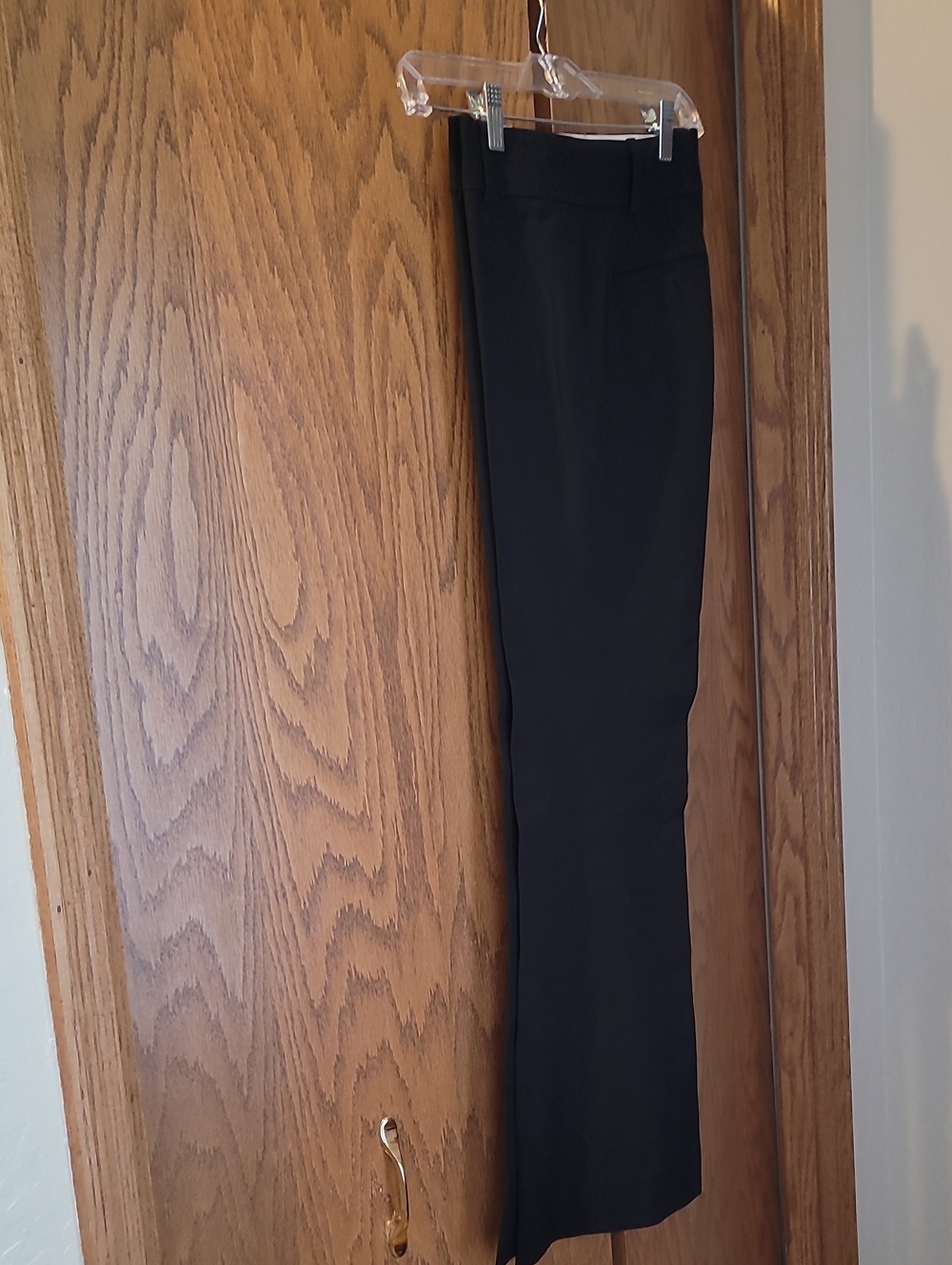 Ann Taylor Black Straight-Leg Dress Pants